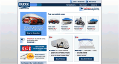 Desktop Screenshot of budgecovers.com